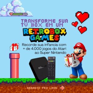 Pack Transforme sua TV Box em Video Game Retrô 🎮 | Jogos Clássicos na Sua TV