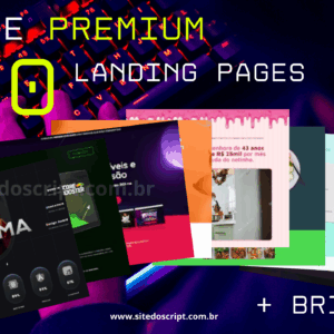 Pack com 70 Landing Pages Premium Prontas para Vendas