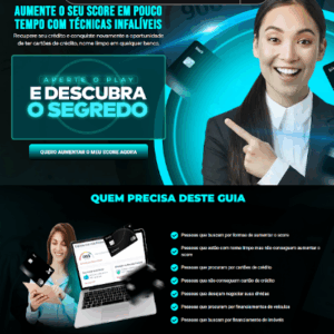 Página de Landing Page para serviços de Score