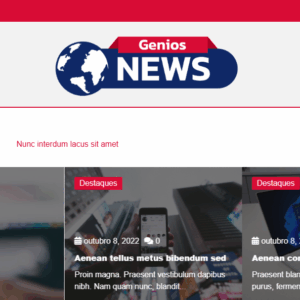 Script Pronto de Site de Notícias em WordPress