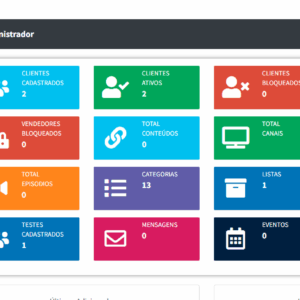 Painel para gerenciamento de listas IPTV 6.1.1