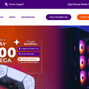 Site pronto para provedor de internet em WordPress