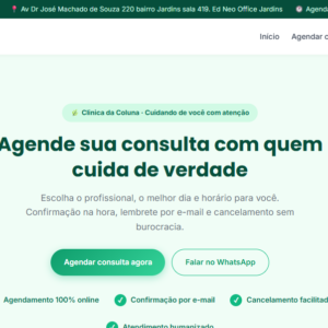 Sistema de Agendamento para Clinicas em PHP