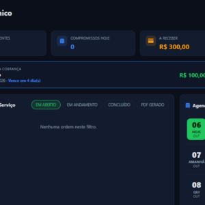 Sistema Agendamento para Técnicos Refrigeristas e Eletricistas em PHP